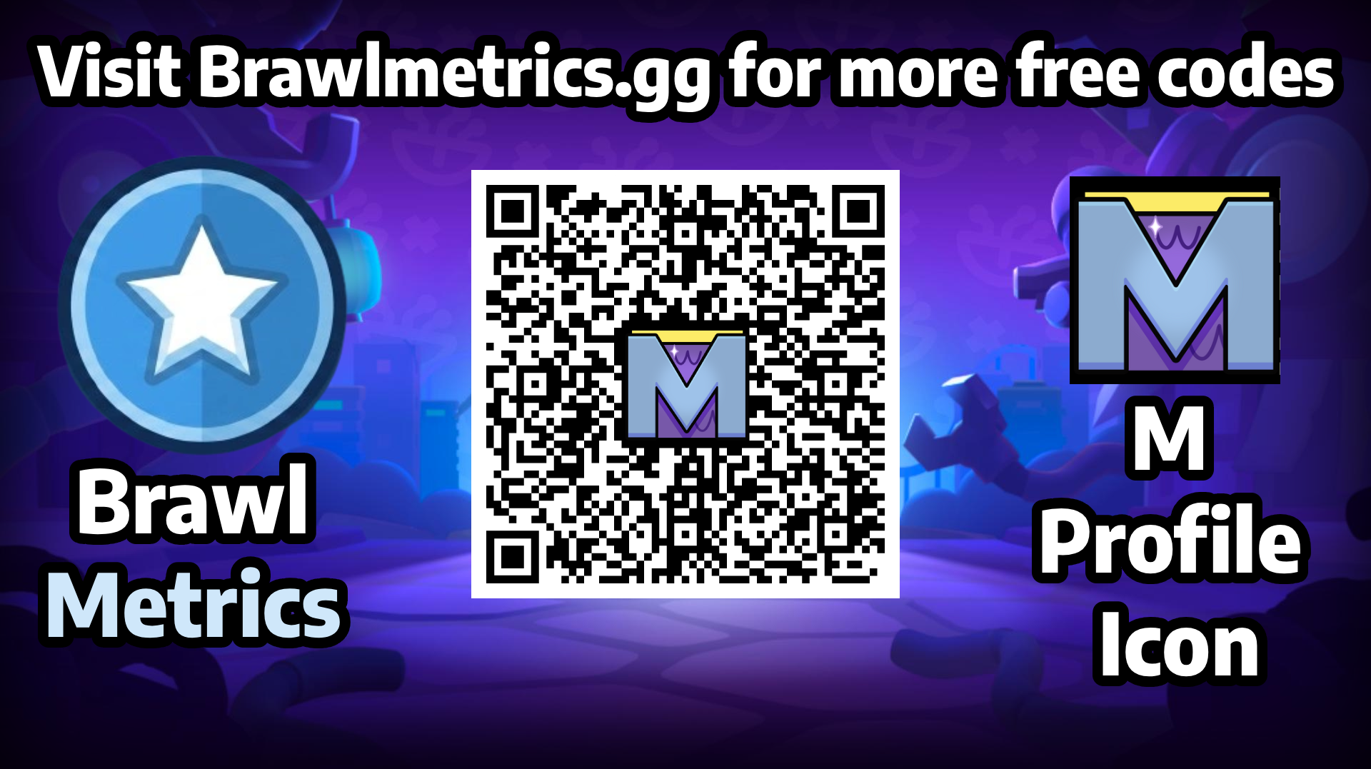 M Profile Icon free reward QR code